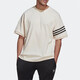 Adidas (adidas) Clover Men's Summer New Sportswear Casual Fashion Trendy Breathable Round Neck Short Sleeve T-Shirt FM9906 HM1874 XL