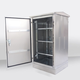 Aoyanlai outdoor waterproof stainless steel floor-standing network cabinet outdoor rainproof switch amplifier cabinet 600*600*450