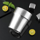 Baijie 304 double-layer cup stainless steel step cup Korean beer cup coffee cup stainless steel water cup 260ml single pack