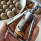 New technique nut opener, macadamia nut shell opener, fruit opener, stainless steel clip, fresh raw nut tool, nut opener, original version