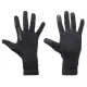 Decathlon gloves autumn men and women running fitness cycling plus velvet warm sports full finger five fingers RUNC black L 2310975