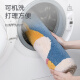 Dajiang flocked bathroom floor mat bathroom non-slip absorbent foot mat 50x80cm