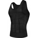 AIHUOLI Tummy Control Vest Men's Body Shaping Top Body Shaping Clothes Corset Waist Tight Shaping Corset Sports Bra Body Concealing Artifact Black L Weight 160-200Jin Jin is equal to 0.5 kg