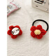 CHUXIANG gives you a small red flower brooch, peripheral accessories, bracelets, cute Japanese pins for women's hair, 1# red flower brooch B02-304-9