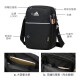 Adidas shoulder bag backpack men's and women's casual sports bag popular versatile crossbody bag black