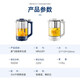 Mofei Electrical Health Kettle Constant Temperature Kettle 1.5L Tea Kettle Tea Maker Office Flower Tea Kettle Glass Kettle Insulation All-in-one Home Electric Kettle with Stainless Steel Filter MR6089 Coconut Milk White 1.5L