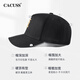 CACUSS hat men's all-season large head circumference high-top baseball cap mountaineering casual peaked cap outdoor sunshade sun hat black large