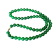 ECK natural green agate necklace women's sweater chain crystal emerald mother elder gift noble fashion ancient style extra long sweater chain circumference 160 cm can be wound 2-3 8mm