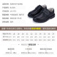 Balachi children's shoes boys' leather shoes primary school students' performance shoes children's British style black leather shoes BL3001 black size 36