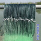 Yuxige sticky fish net fish net three-layer fishing net green silk sunken net fishing net hanging net to catch fish wire mesh sticky fish net crucian carp fish net 1.5 meters high 3 fingers 50 meters long three-layer sunken net lead pendant style