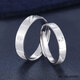 Jibaolou Pt950 platinum ring, platinum pair of rings for men and women, magic ring fixed ring, customized gift 11.31g