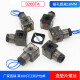 Lijue hydraulic solenoid valve plug junction box with light 220V24V transparent brown 0200TA pneumatic lamp holder manufacturer wiring AC220V four-core brown
