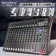 DepushengDepusheng DT12 professional mixer 12-way mixer stage performance conference audio USB with Bluetooth reverb wedding mixer professional 12-way mixer