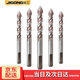 JIENG tile drill multi-functional ceramic glass concrete cement wall hand drill triangle rotor 1 piece 16mm