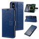 Case de protection de Peno Apple x Iphonex Max Téléphone Flip-Fall Cuir Case xr Ensemble entièrement le boîtier Soft Soft Brown Apple X / XS