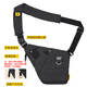 Carter (CAT) crossbody bag, chest bag, gun bag, casual sports shoulder phone bag, close-fitting side opening, male, dark pattern 84060
