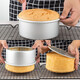 French bakery cake mold Chiffon cake mold household live bottom tool round cheese anode cake mold oven household anode 6 inches/FB30093
