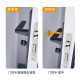 Zhonglue door suction, punch-free, anti-collision door top, silicone door handle, door touch, bedroom door stop, bathroom buffer door stopper [5 pieces], upgraded and thickened - mixed color