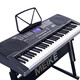 Meirkergr MK-975 61-key piano key multi-function smart electronic keyboard for children, beginner instrument, connected to USB flash drive, mobile phone pad with piano stand