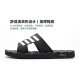 Cardile crocodile slippers men's casual slippers bathroom home flip flops versatile sandals shoes men 1492 black gold 41