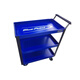 Snap-on Blue Dot Tools Blue Three-layer Tool Cart Car Repair Mobile Parts Cart Sturdy and Durable Trolley Blue Upgraded Model-With Screwdriver Holder