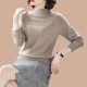 Cloud Story Spring and Autumn Knitted Sweater Women's Loose Slim Pullover Fashion Sweater Women's Top Bottoming Shirt Trendy 8920 Black M (Recommended 85-105 Jin [Jin equals 0.5 kg])