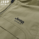 Jeep Jeep Jeep Men de mediana edad Vest de primavera y otoño al aire libre