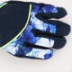 Ouyu children's ski gloves winter warm boys five-finger thickened children's outdoor play snow gloves B1286 dark blue