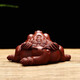 Gold inlaid jade tea pet ornaments tea ceremony accessories toad tea pet purple sand golden toad tea table ornaments tea room tea toys tea set Dahongpao golden toad