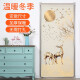 Bingu (Bigreat) winter thickened cotton door curtain, windproof and soundproofing, household bedroom partition curtain, cotton curtain, cold-proof and warm curtain, can be customized with Jinlu Mingyue (single-sided pattern) 85cm*200cm