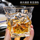 SURANER European style whiskey cup home crystal glass creative wine cup spirit cup water cup internet celebrity orchid style six pack