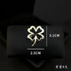 Jianla's new four-leaf clover brooch, men's and women's suit collar button, fashionable temperament corsage, shirt anti-exposure pin, gold B08-305