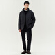 CARE OF LORD Gold Label Primaloft Men's Autumn and Winter Weatherproof Commuting Jacket Stand Collar Cotton Jacket 8572 Qiyu Black XL