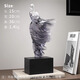 Olai Home Ancient Style Spring Breeze Phantom Character Art Ornament High-end Sculpture Living Room Study Entrance Wine Cabinet Home Accessories YZ Spring Breeze Phantom Girl-Ink Color