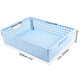 SIMAA Super Hot Style A4 Morandi Document Basket/Information Box/Storage Box/Document Basket Financial Voucher Invoice Document Invoice Sky Blue 6345