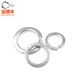 Baodefeng iron white zinc thickened open spring washer widened thin spring washer elastic metal gasket national standard fasteners 4.8 grade white zinc plated thin M3 500 pieces