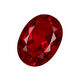 Oval ruby ​​RUBY natural gemstone pink fused loose stone ring pendant dual-purpose Burmese pigeon blood red colored gemstone oval/egg shape (3X5mm)