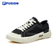 FILA FUSION men's shoes POP canvas shoes trendy brand men's trendy sneakers street shooting sports casual shoes for men black-BK 41