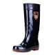 Wear-resistant beef tendon bottom rain boots for men and women warm acid-resistant rain boots anti-slip labor-saving shoes car wash water boots construction site rubber shoes [beef tendon bottom low cylinder] single layer - height 17cm 40
