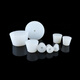Yongxiao en forma de agujero de silicona enchufe sellado botella de vidrio enchufe tapón tapón enchufe tapón enchufe enchufe tubo de agua enchufe achanamiento de orificio cónico 723 orificio único 8 mm