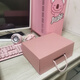 Pink portable women's shoes extra hard shoe box wholesale can be customized various gift boxes insLOGO gift box 29*20*11cm pink 100 pieces