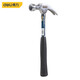 Deli iron hammer steel pipe handle claw hammer iron hammer woodworking hammer tool multifunctional nail hammer 0.25kg steel pipe handle claw hammer DL5025