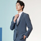 Sundance 2025 Spring New Fashion Retro Blue Stretch Business Formal Suit Suit Store Same Style Retro Blue 180A 180/96A