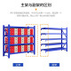 Naigao shelf storage warehouse household storage rack medium-sized warehouse display rack iron shelf blue main rack 2 meters four layers