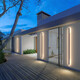 Luces de pared impermeables al aire libre luces de rejilla minimalista de la sala de estar luces ambientales de pared nuevas luces de línea Zhongshan lámparas 9227-60cm-neutral luz