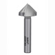 An Junsheng straight handle single-edged three-edged sharp chamfering knife deburring 90-degree stainless steel reamer drill chamfer countersink countersink drill bit three-edged 90 degrees 10.4 handle 6 five-pack