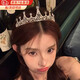 Bangboshi Girls' Crown Tiara Hairband Children's Crystal Crown Birthday Gift Princess Girl Hairpin Bridal Hair Accessory Toy Sparkling Diamond Crown Gift Box