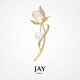 Jay corsage brooch, high-end women's coat pin, birthday gift for mother, mother-in-law and elders
