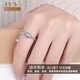Shixiang Girls Single Ring Silver Finger Female Solid Silver Retro Index Finger Opening Niche Design Cold Silver Jewelry Gift Budget-conscious Opening Adjustable