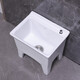 Lefit (lfte) bathroom ceramic mop pool balcony mop trough household Taiwan-controlled large, medium and small mop basin courtyard mop pool 927 Taiwan-controlled drain + faucet delivery to home